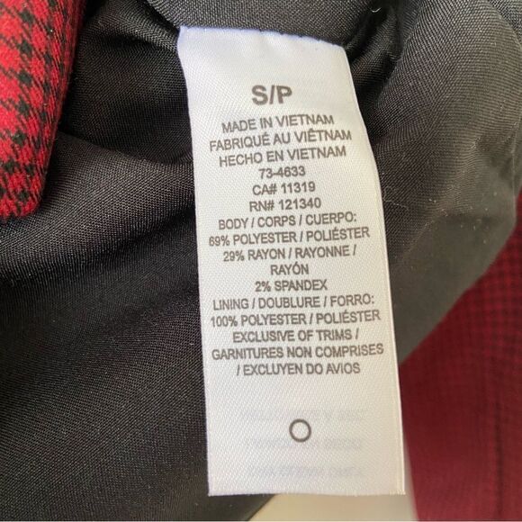 Dynamite-micro plaid Cropped Blazer - Picture 11 of 11